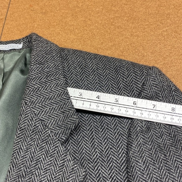 Vintage MEN’S Herringbone Tweed Blazer - Picture 12 of 12